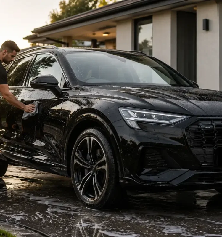 Professional exterior car detailing