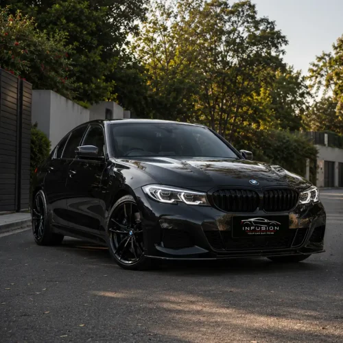 Black BMW car detailing Brisbane