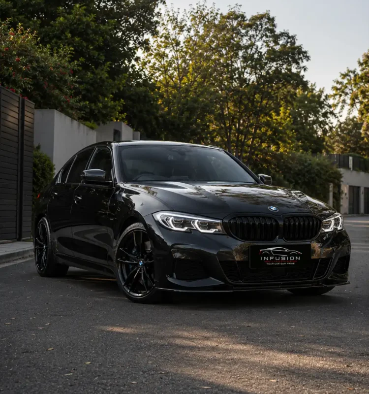 Black BMW car detailing Brisbane